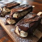 Chocolate-Dipped Tiramisu Ice Cream Pops