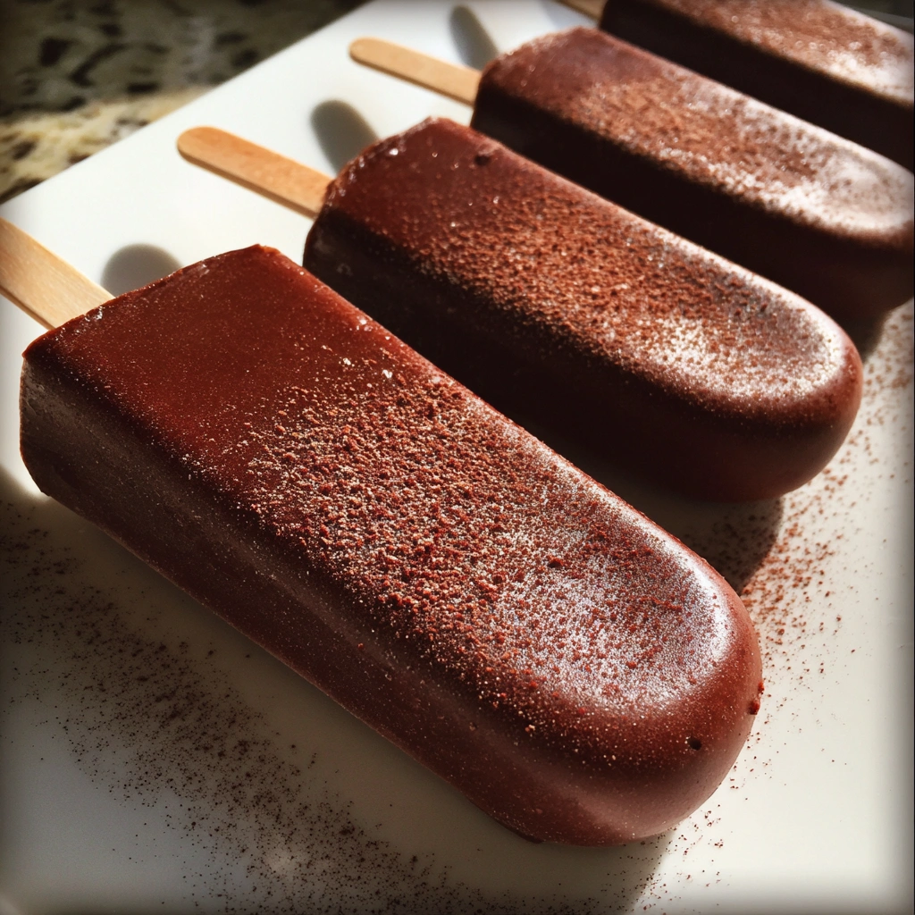 Chocolate Pudding Pops