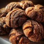 Churro Crinkle Cookies with Cinnamon Sugar