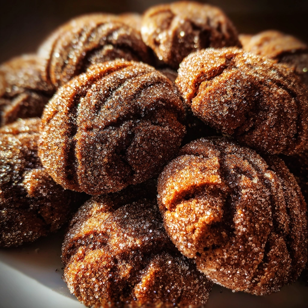 Churro Crinkle Cookies with Cinnamon Sugar