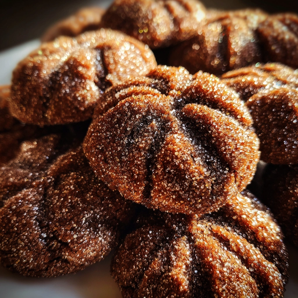 Churro Crinkle Cookies with Cinnamon Sugar