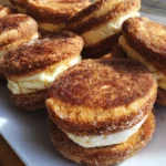 Churro Ice Cream Sandwiches