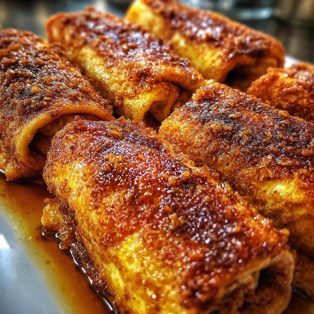 Cinnamon Toast Crunch French Toast Roll-Ups
