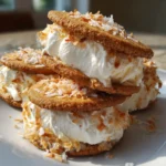 Coconut Cream Pie Ice Cream Sandwiches