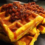 Cornbread Waffles with Chili