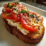 Cottage Cheese and Tomato Toast