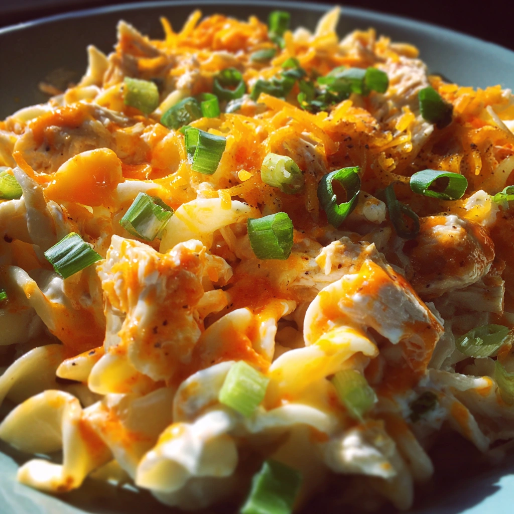 Creamy Buffalo Chicken Pasta Salad