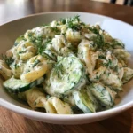 Creamy Cucumber Dill Pasta Salad