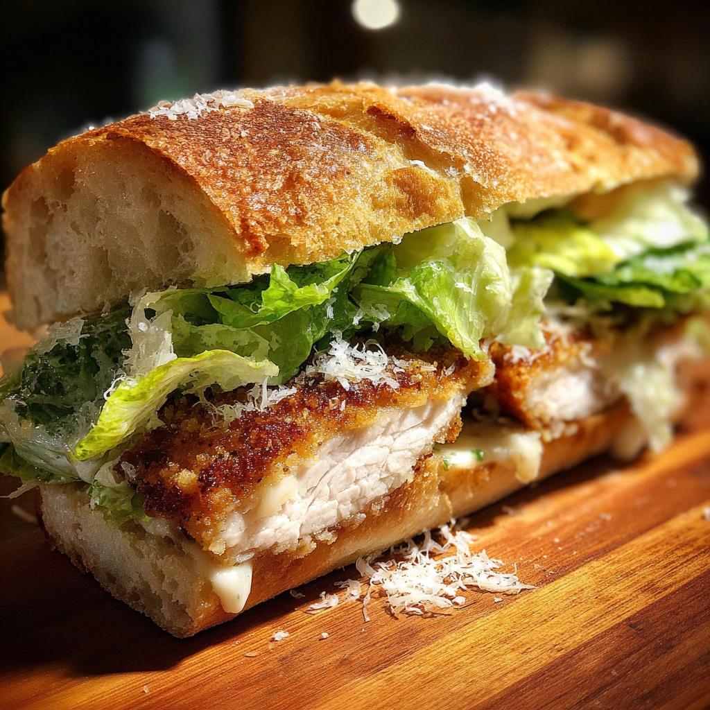 Crispy Chicken Caesar Sandwich