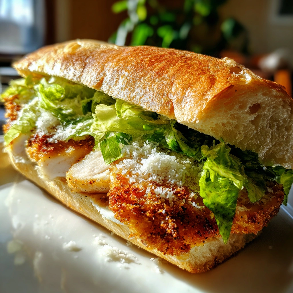 Crispy Chicken Caesar Sandwich