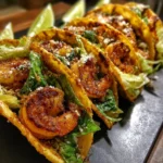 Crispy Shrimp Caesar Tacos