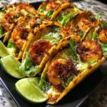 Crispy Shrimp Caesar Tacos