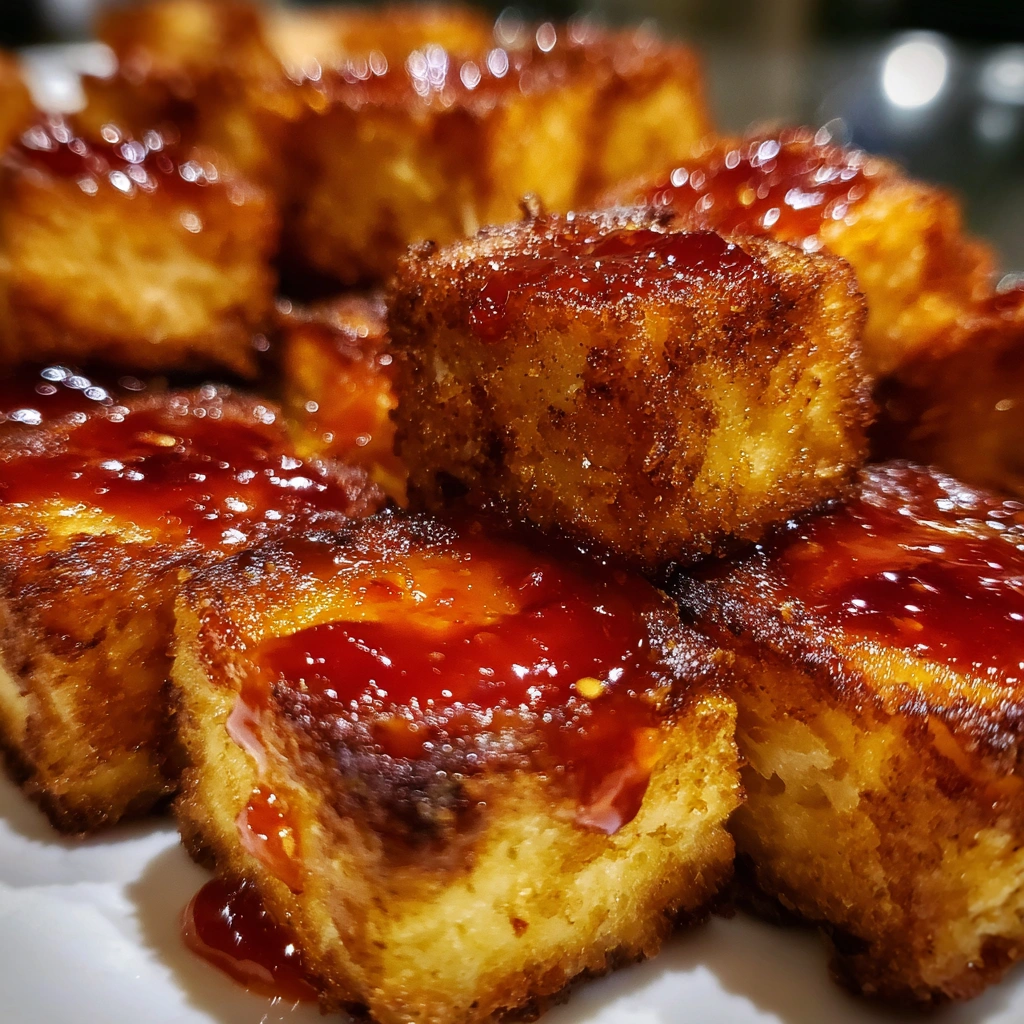 Crispy Tofu Bites with Sweet Chili Sauce