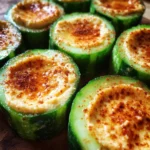 Cucumber Hummus Snack Cups