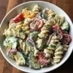 Cucumber Ranch Pasta Salad