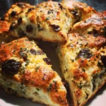 Feta and Olive Breakfast Scones