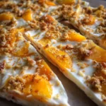 Frozen Peach Yogurt Bark