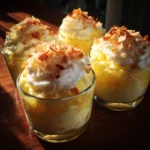 Frozen Pineapple Coconut Whip Cups