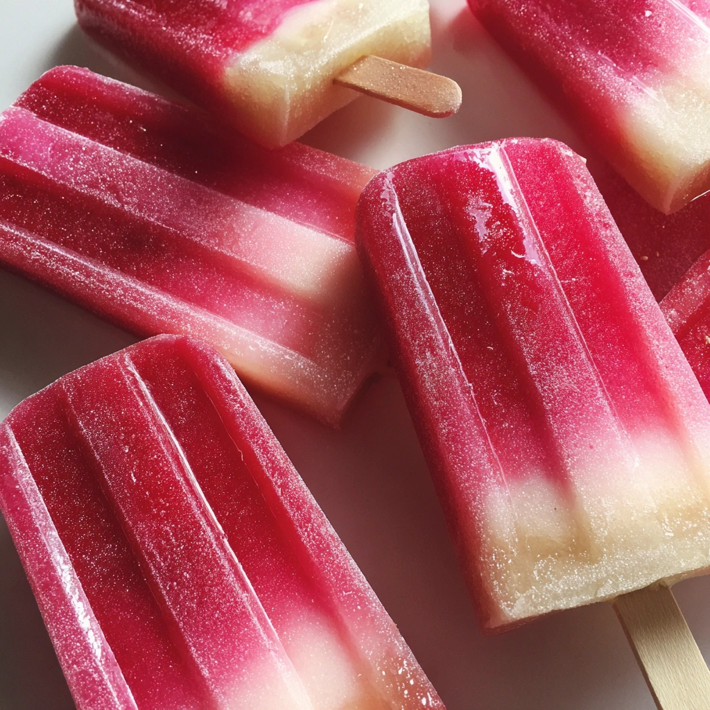Frozen Watermelon Coconut Pops