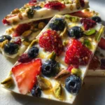 Frozen Yogurt Bark with Honey and Pistachios