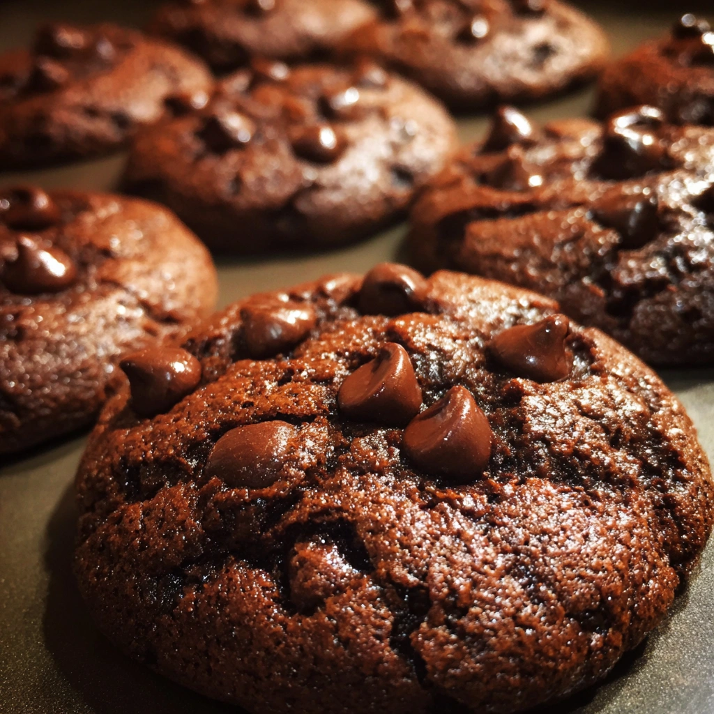 Fudgy Hot Cocoa Cookies