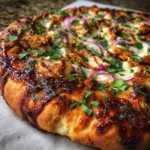 Homemade BBQ Chicken Pizza