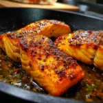 Honey Mustard Salmon Skillet