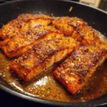 Honey Mustard Salmon Skillet