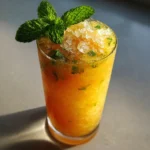 Iced Peach Green Tea Lemonade Slush