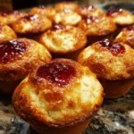 Jam-Filled Almond Breakfast Muffins
