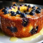 Lemon Blueberry Summer Cake