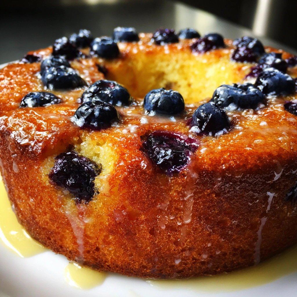 Lemon Blueberry Summer Cake