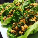 Lemon Herb Chicken Lettuce Wraps