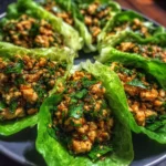 Lemon Herb Chicken Lettuce Wraps