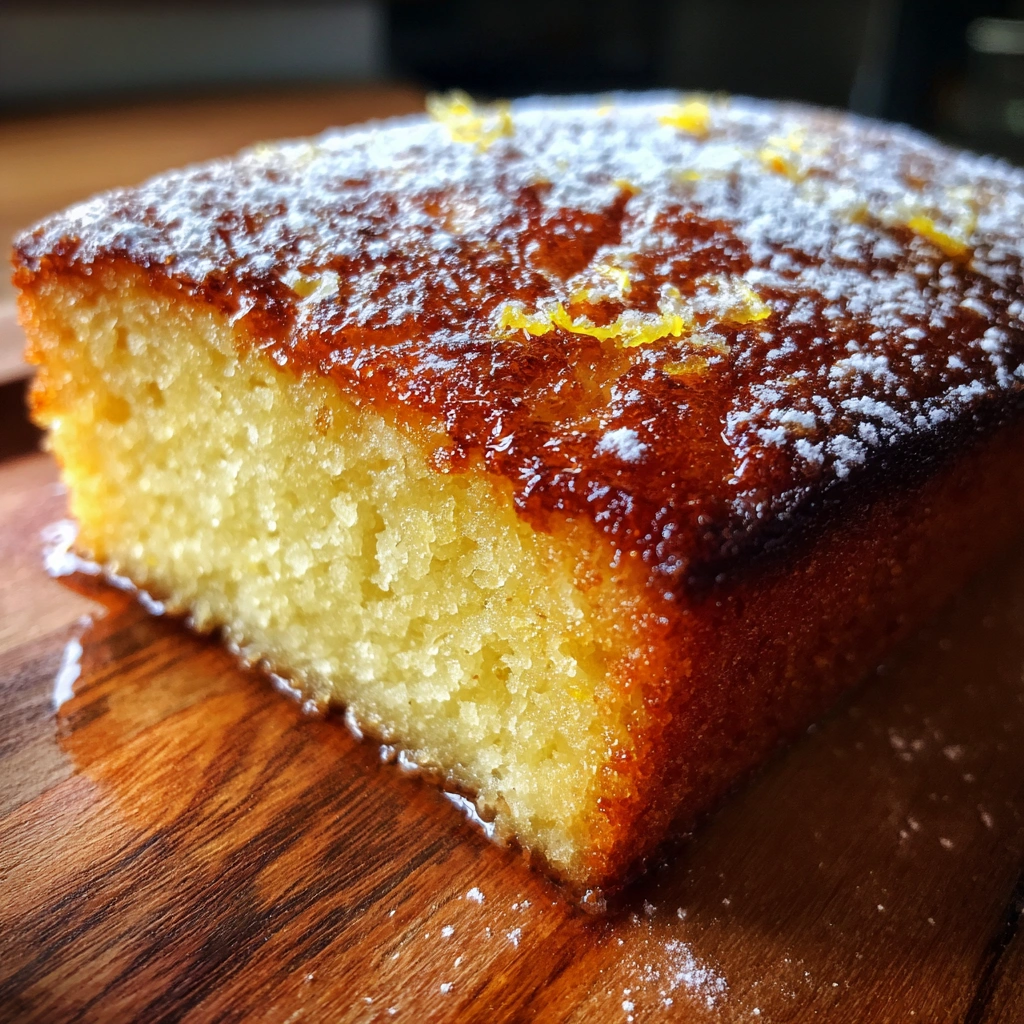 Lemon Olive Oil Snack Cake