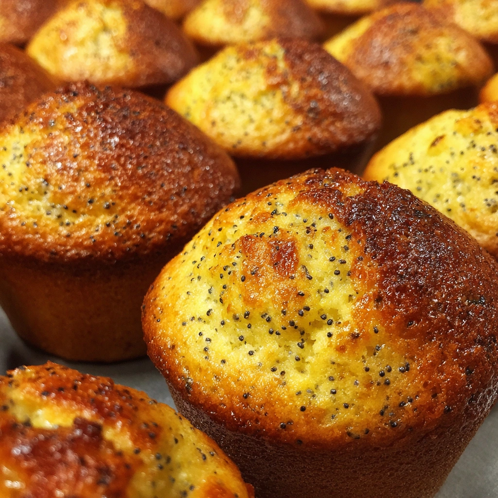 Lemon Poppy Seed Yogurt Muffins