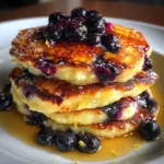 Lemon Ricotta Blueberry Pancakes