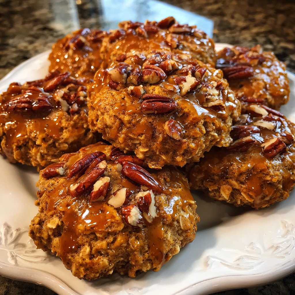 Maple Pecan Pumpkin Breakfast Cookies