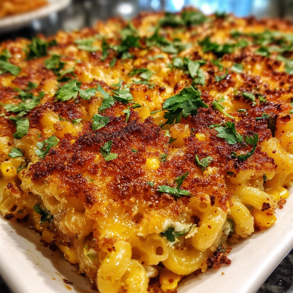 Mexican Street Corn Pasta Bake