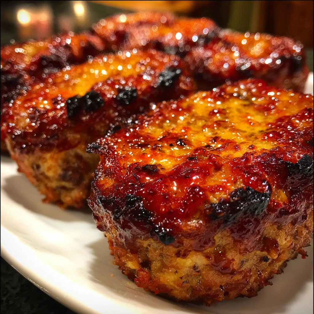 Mini BBQ Meatloaf