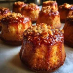 Mini Nectarine Almond Snack Cakes
