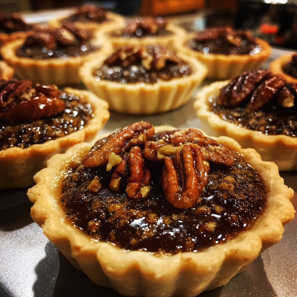 Mini Texas Chocolate Pecan Pies
