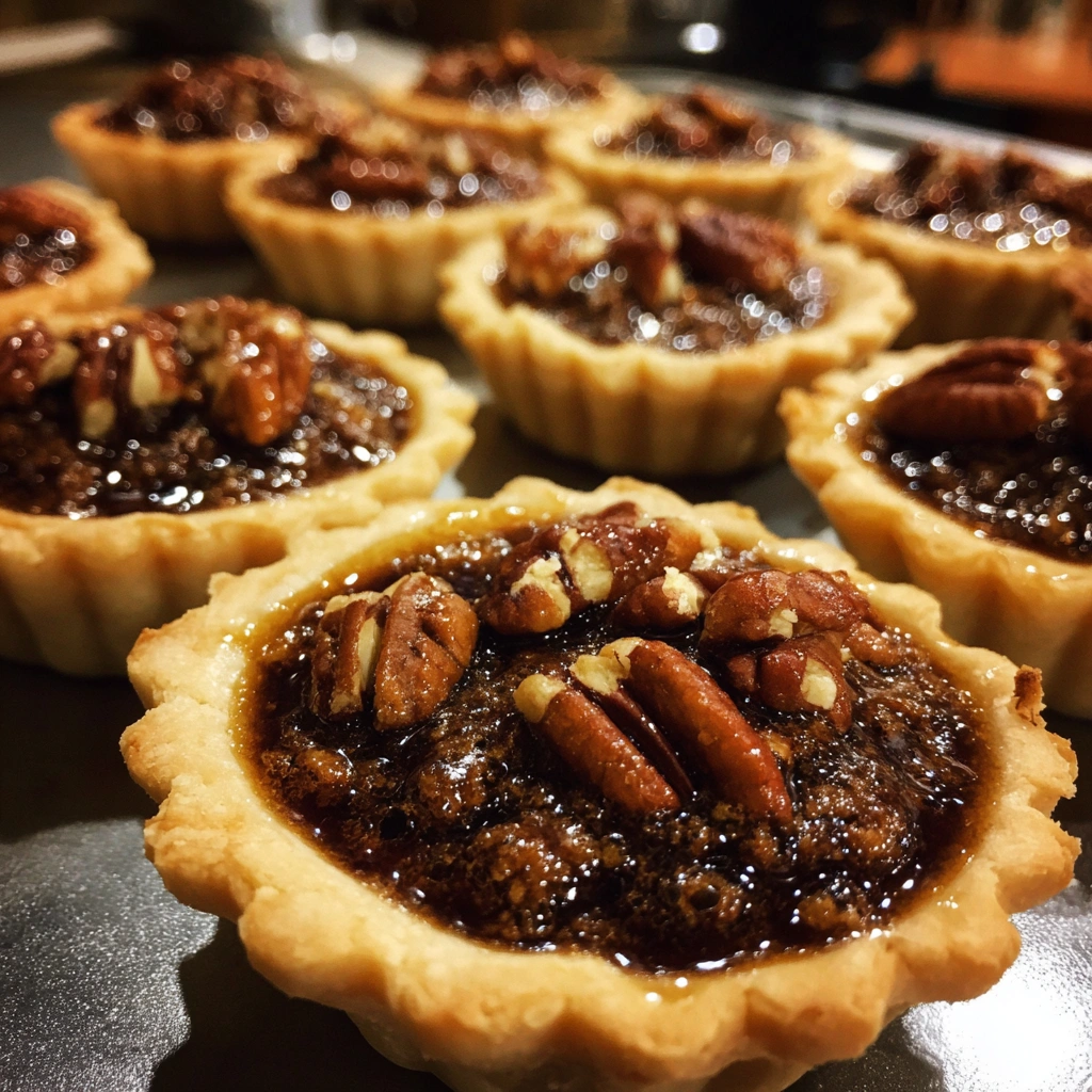 Mini Texas Chocolate Pecan Pies