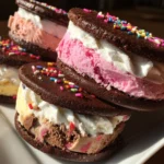 Neapolitan Ice Cream Sandwiches
