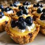 No-Bake Lemon Blueberry Cookie Cups