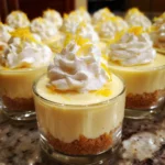 No-Bake Lemon Cheesecake Mousse Cups