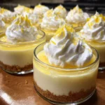 No-Bake Lemon Cheesecake Mousse Cups