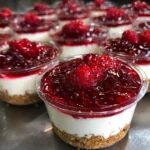 No-Bake Raspberry Chia Cheesecake Cups
