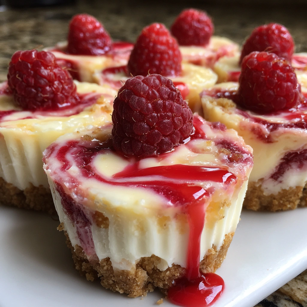 No-Bake White Chocolate Raspberry Cheesecake Cups