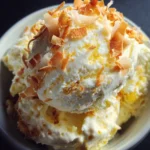No-Churn Coconut Pineapple Ice Cream